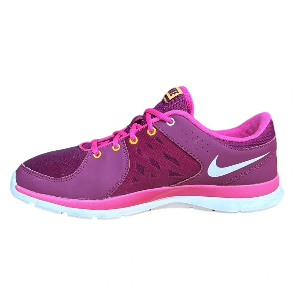 Nike Flex Trainer 3 #580374-603 Pink-White Womens Running Shoes Sneakers Size 10